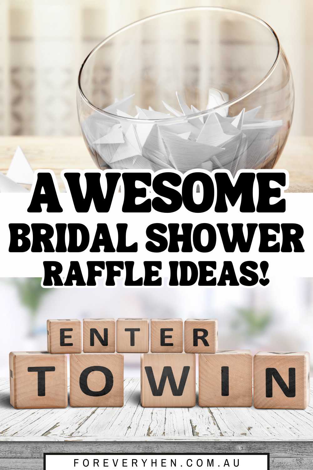 Bridal Shower Raffle Ideas