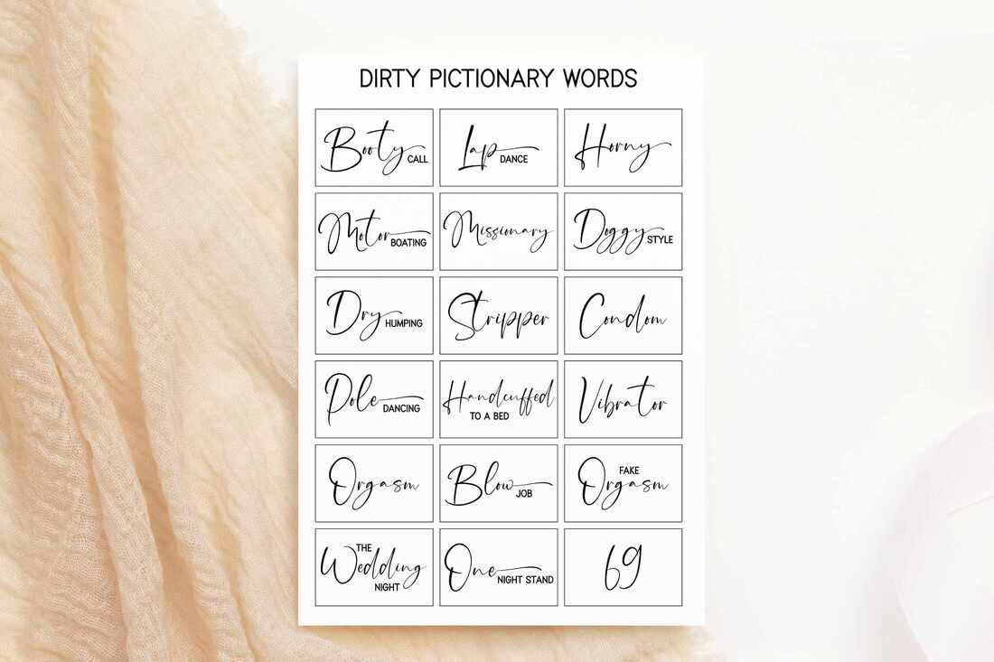 How Play 'Dirty Pictionary' Like a Boss! For Every Hen