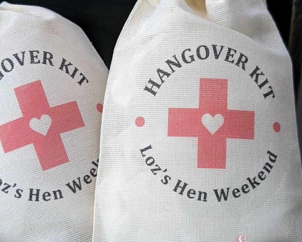  Hangover Kit Bags, It's A Girl's Trip Survival