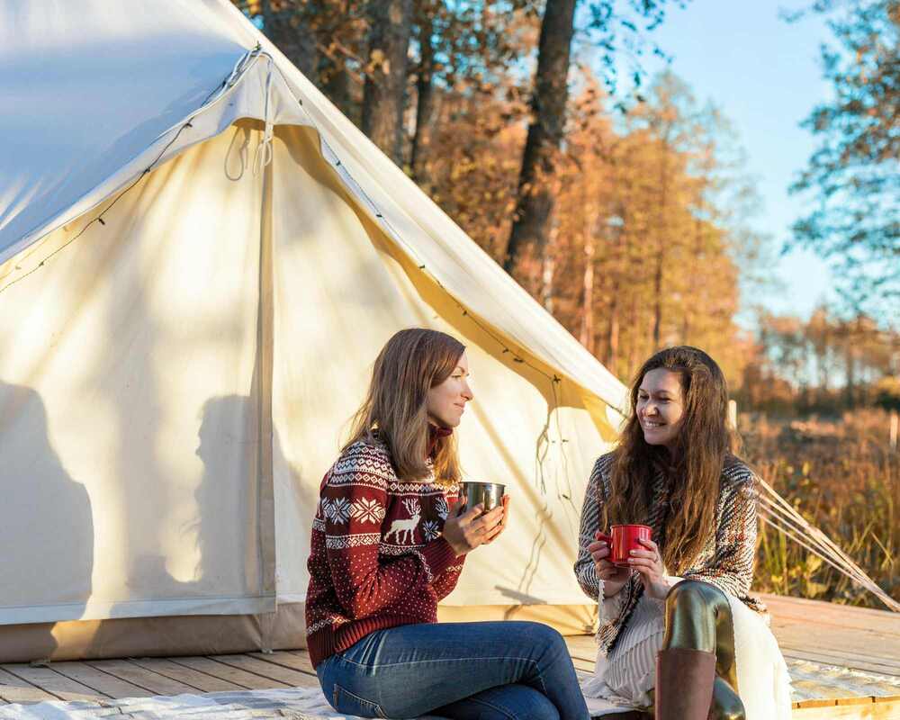 7 Glamping Getaways for You and Your Hens! - For Every Hen